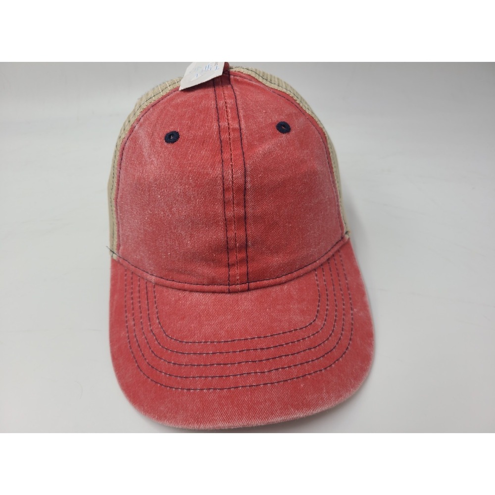Blank‎ Plain Time & Tru Mesh Trucker Snapback Hat Cap Dad Men Women Coral Beige